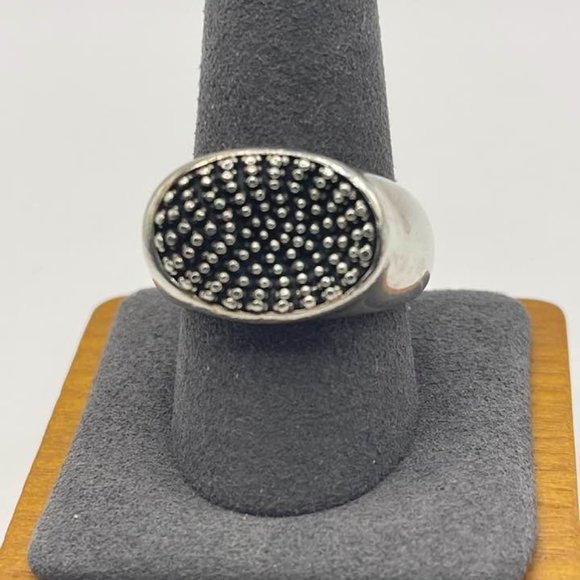 Michael Dawkins - designer wave ring - silver - men or women - size 10 - Picture 7 of 15